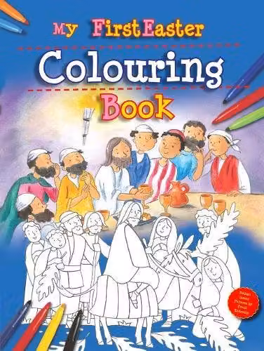 My First Easter Colouring Book by Authentic Media, Multicolour Paper Book for Children