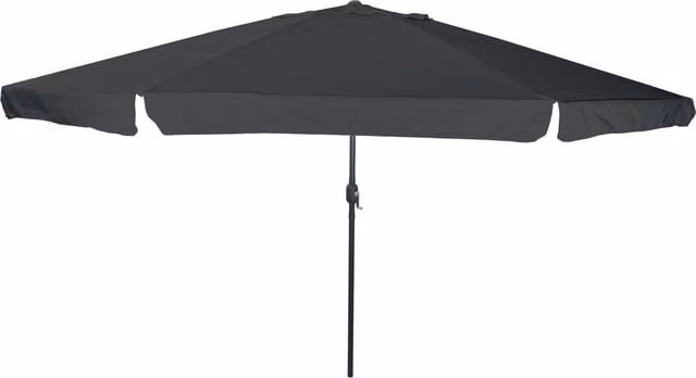 Berkfield Home Garden Parasol in Anthracite, W/D/H: 395 x 245 cm