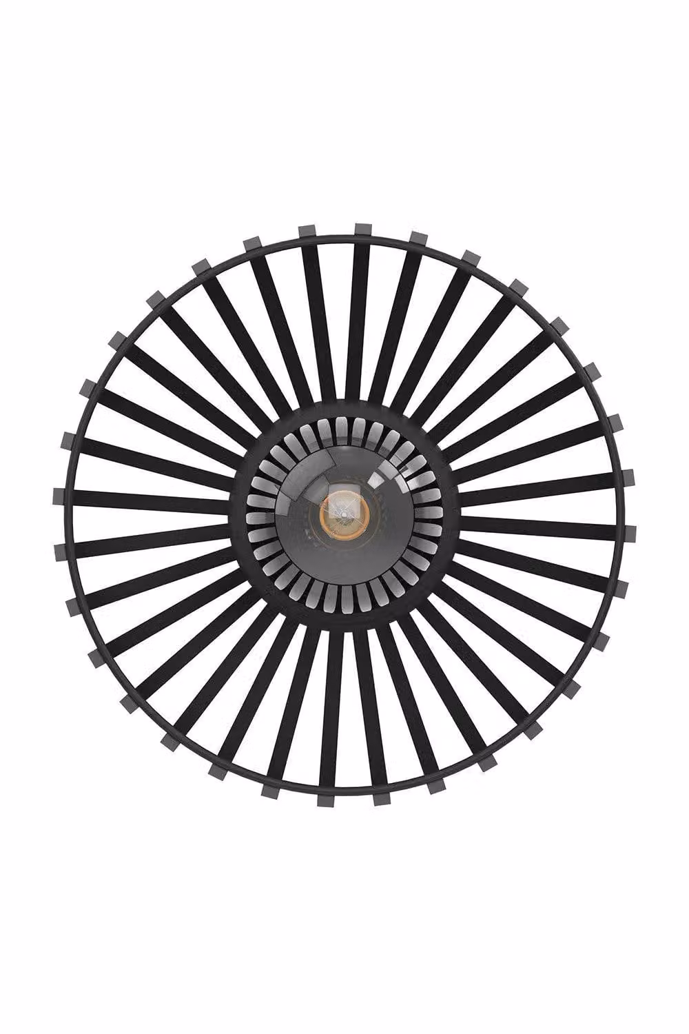 Eglo Mogano Black Wireframe Flush Ceiling Light, Diameter: 28 cm – 3