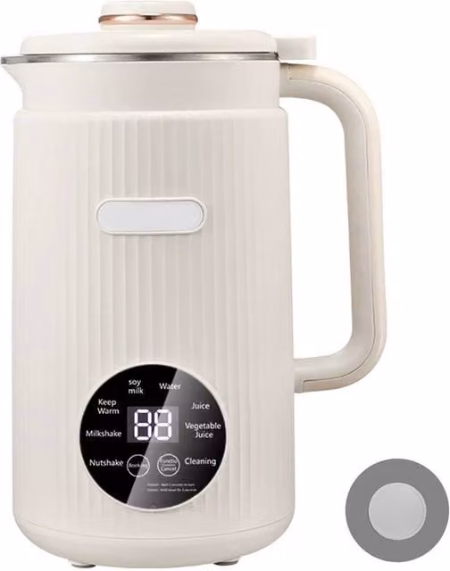 Ventryn 8-in-1 Automatic Soy Milk Maker Machine, 1.2 l, White