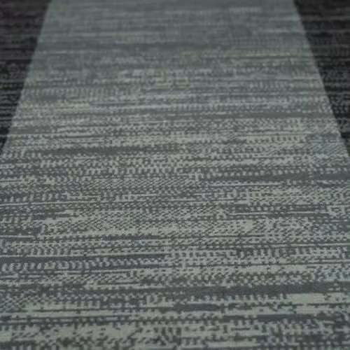 runrug Machine Woven Stair Runner Carpet in Black, W: 70 cm, L: 510 cm – 4