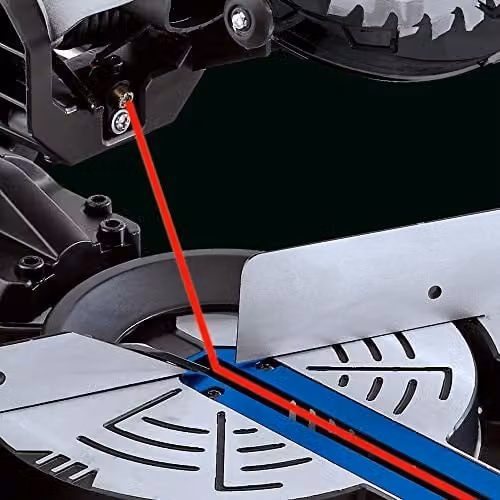 Draper 90170 230V Blue 255mm Sliding Compound Mitre Saw – 1