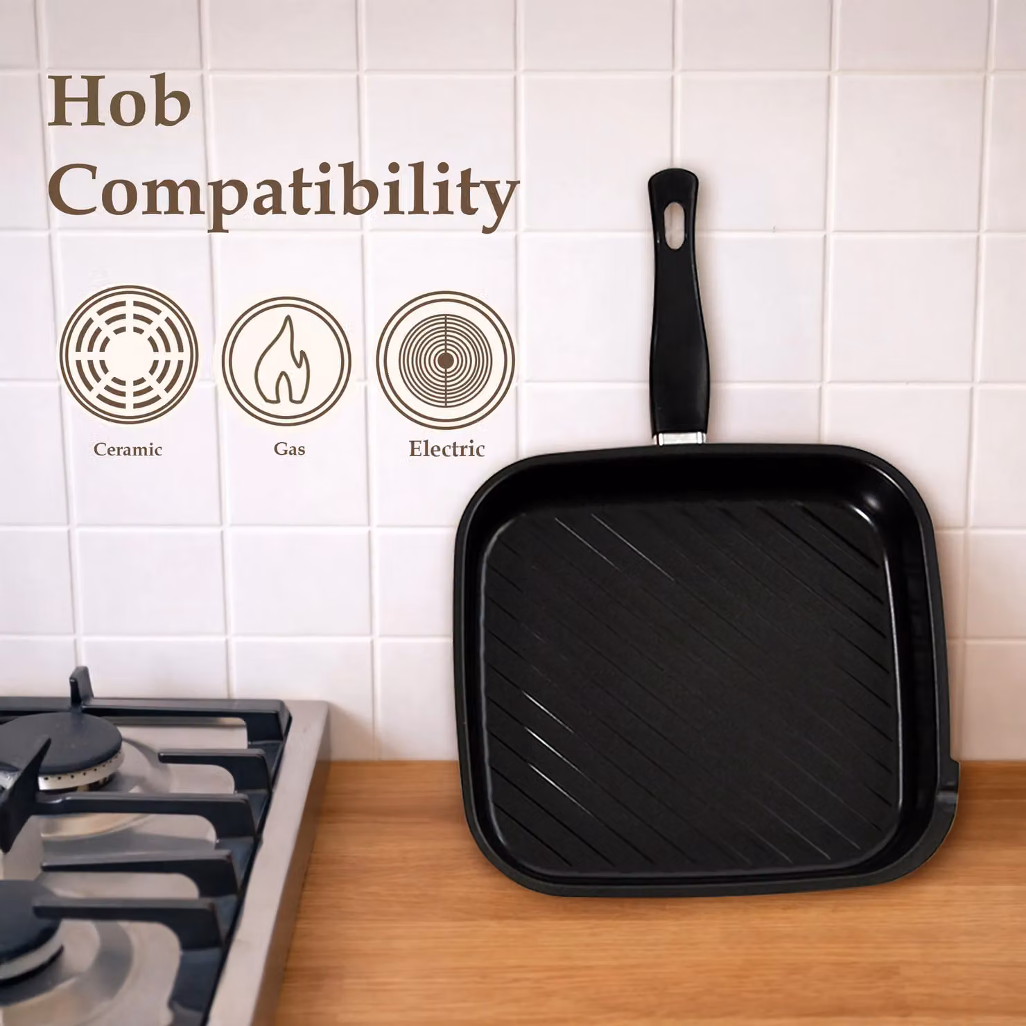 Carter & Clay 10 Piece Non-Stick Ceramic Cookware Set in Black – 3