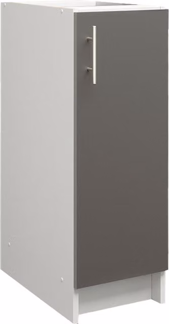 JD Greta Modern Matt Grey Kitchen Base Unit, Width: 30 cm