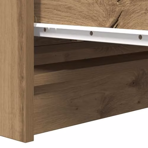 vidaXL Artisan Oak Sideboard in Brown, W/D/H: 80 x 35 x 76 cm – 4