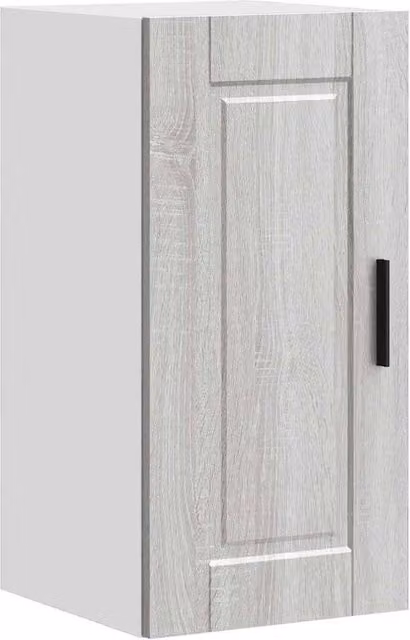 Berkfield Home Porto Wall Cabinet in Grey Sonoma Engineered Wood