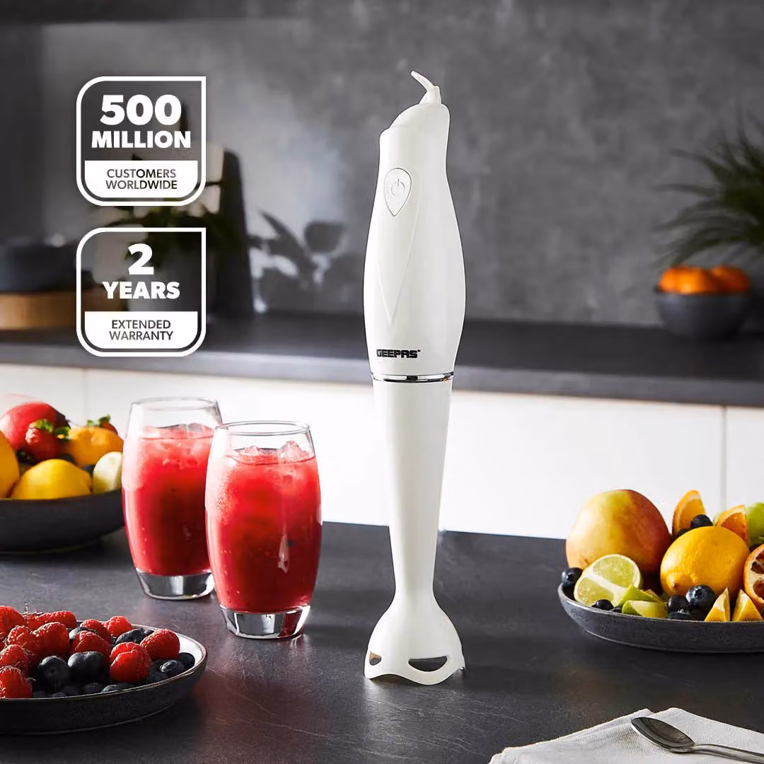 Geepas 180W Food Blender and Hand Mixer in White – 2