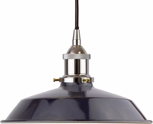 SE Home Trinity Small Metal Pendant Light in Blue and Copper