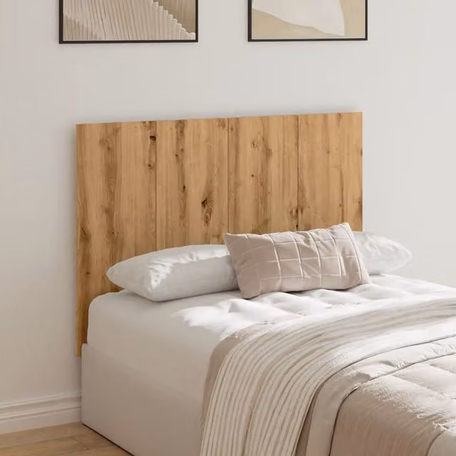 Berkfield Home Artisan Oak Bed Headboard, Brown, W: 120 cm, D: 1.5 cm, H: 80 cm
