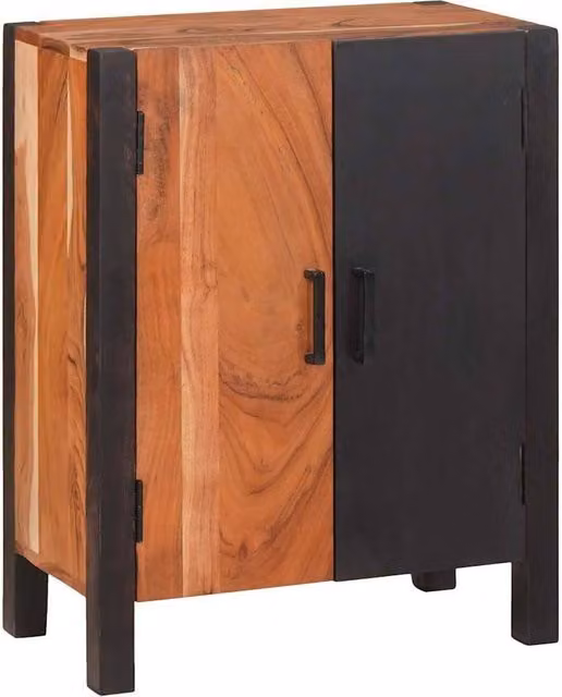 Berkfield Home Modern Brown Solid Acacia Wood Buffet and Sideboard W/D/H: 55 x 30 x 75 cm