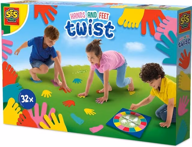 SES Hands and Feet Twist Multicolour Foam Dexterity Toy