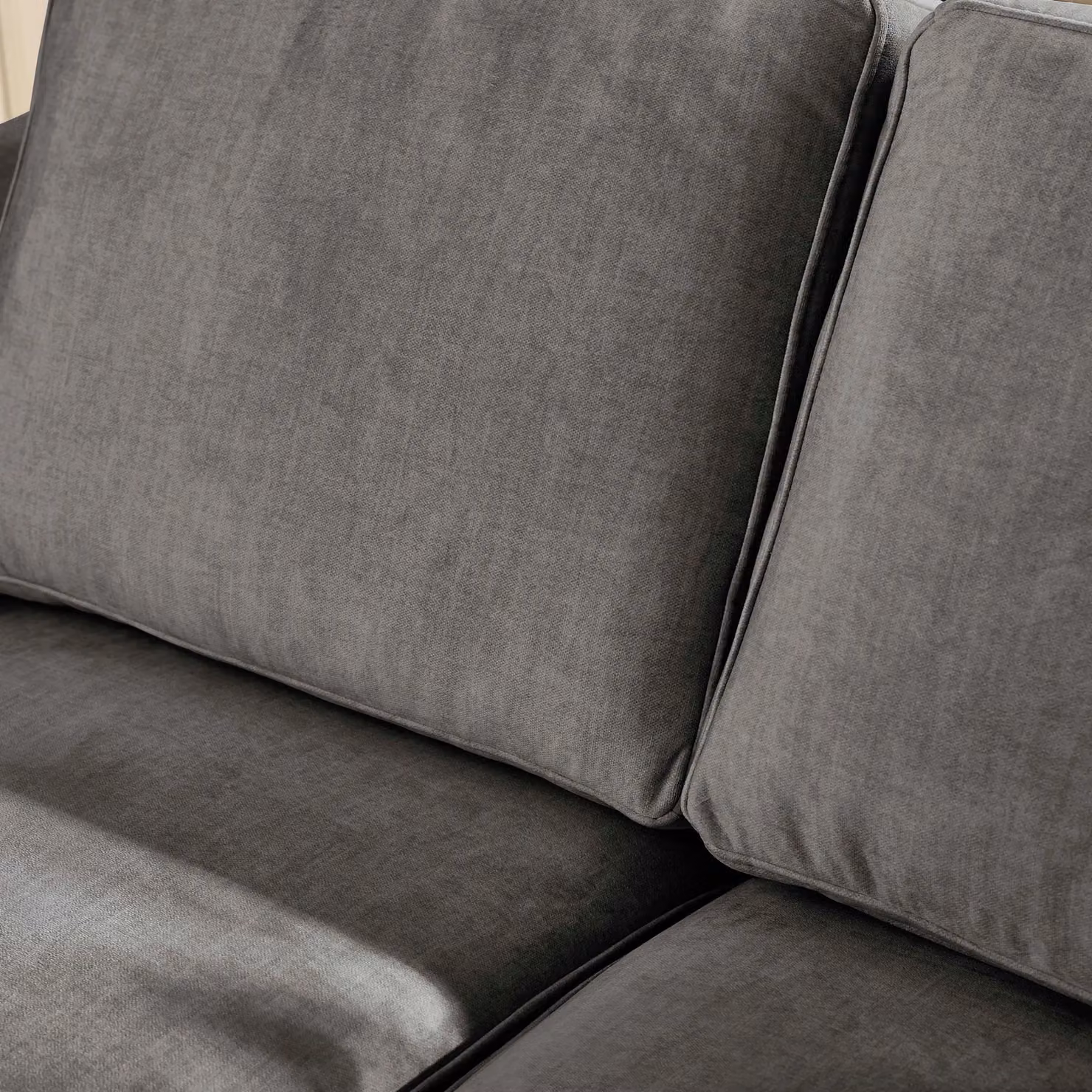 FurnitureboxUK Logan 2 Seater Fabric Sofa in Grey – 2