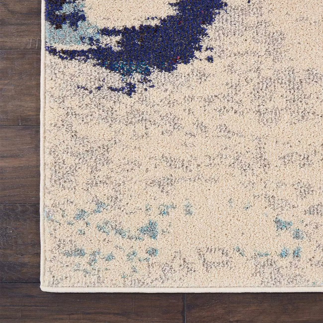 The Rug Shop UK Modern Abstract Stain-Resistant Area Rug in White and Multicolour, W: 200 cm, L: 290 cm – 7