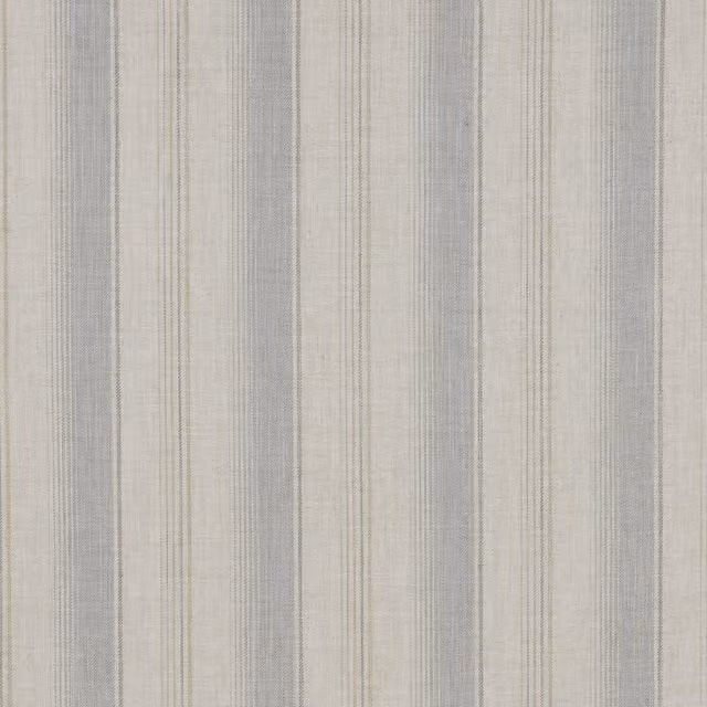 iLiv Sackville Stripe Fabric Denim in Blue and Grey