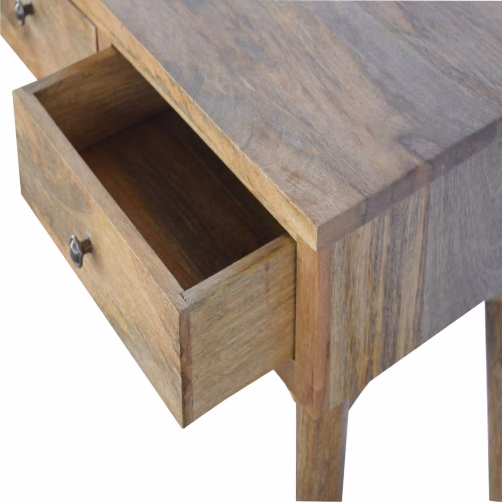 Wyld Haus Pizzo Large Mango Wood 3 Drawer Console Table in Brown, W/D/H: 120 x 40 x 78 cm – 3