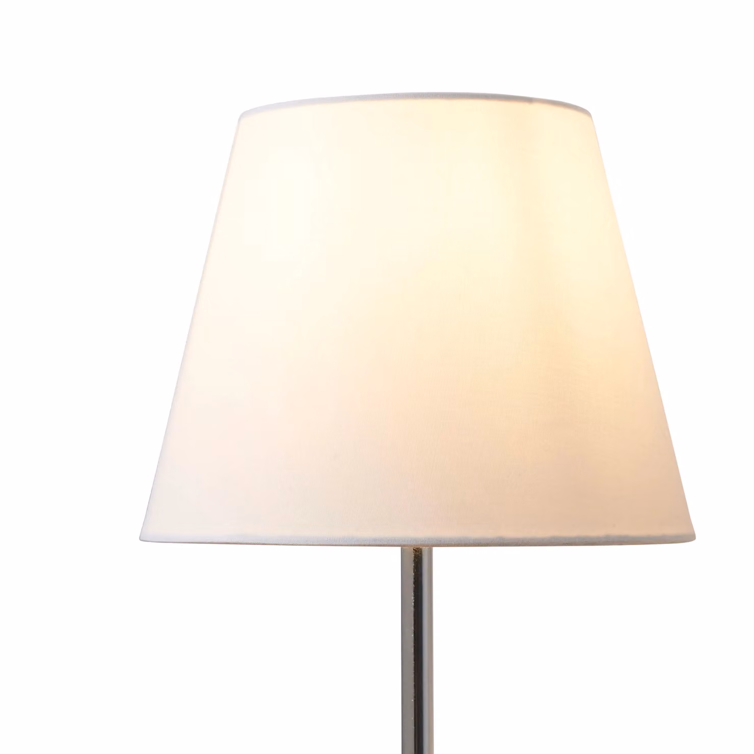 Lighting Collection TC Tapered White Fabric Lamp Shade, Diameter: 20 cm – 2