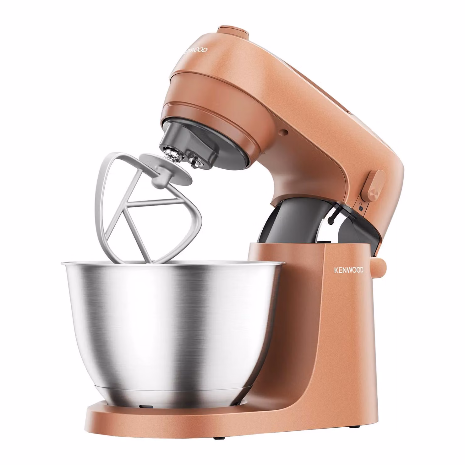 DeLonghi Go Food Processor and Stand Mixer in Storm Clay Red and Copper – 2