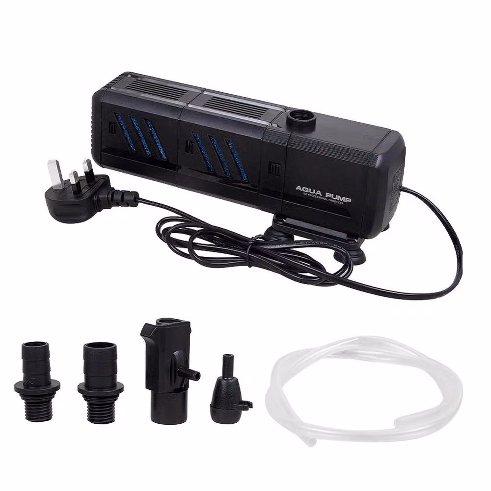 FLAVORA 4 In 1 Internal Aquarium Filter Pump and Water Purifier, Black, 110 cm – 3