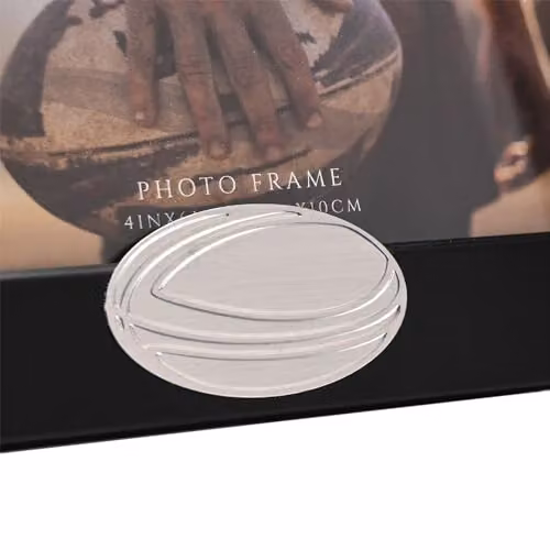 Meg Hawkins Hobbies Black and Silver Rectangular Single Tabletop Photo Frame 10 x 15 cm – 2