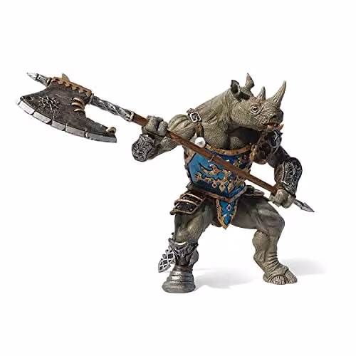 Papo Fantasy Collection Multicolour Mutant Rhinoceros Figurine