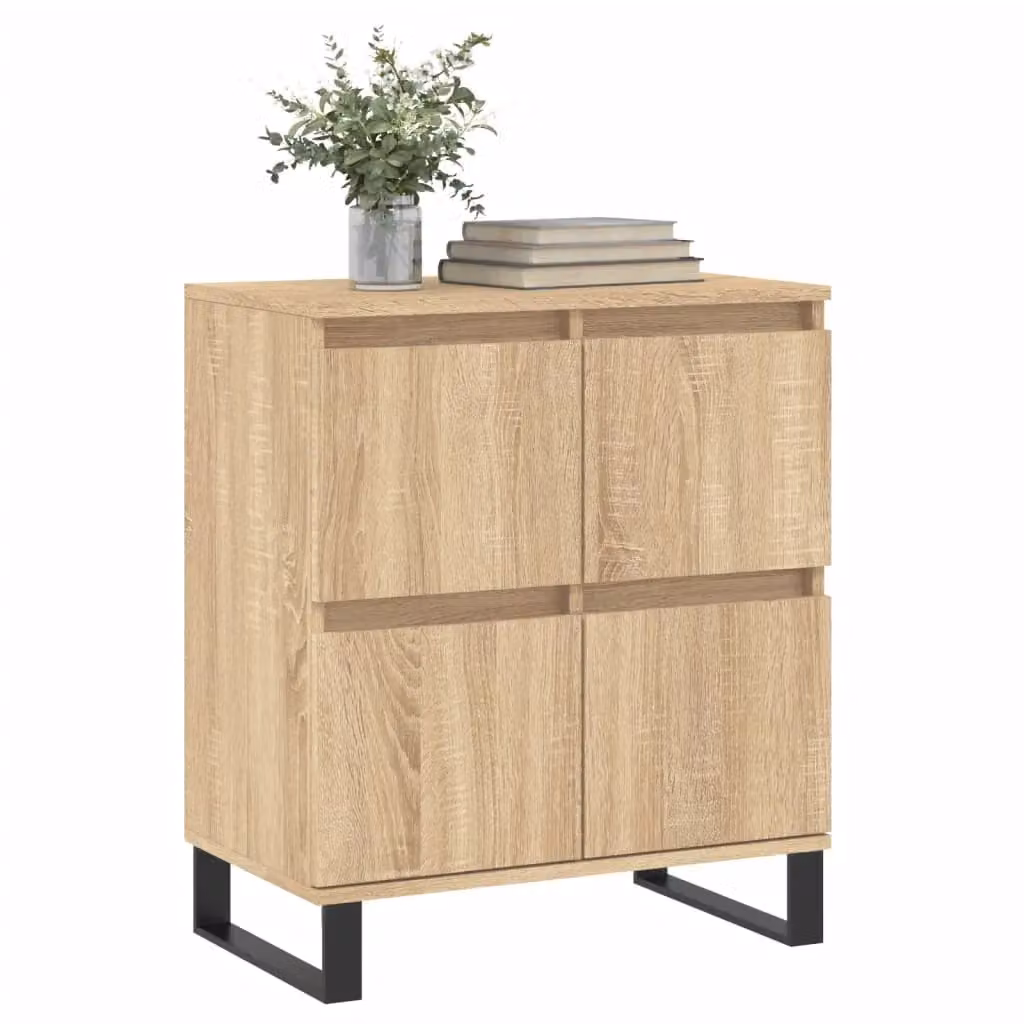 Berkfield Home Sonoma Oak Sideboard in Brown, W/D/H: 60 x 35 x 70 cm – 2