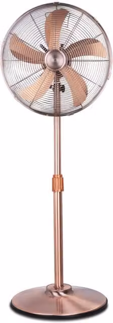 Air Pro Copper Metal Pedestal Fan with Oscillation and Adjustable Height