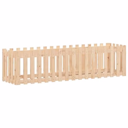 vidaXL Brown Wooden Raised Garden Bed for Vegetables and Herbs, W/D/H: 200 x 50 x 50 cm