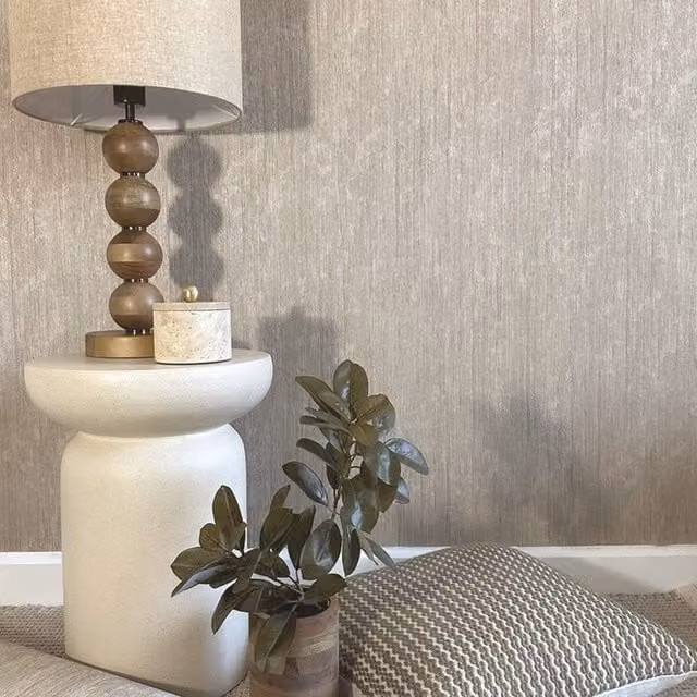Belgravia Decor Langdale Scrubbable Floral and Botanical Wallpaper in Beige