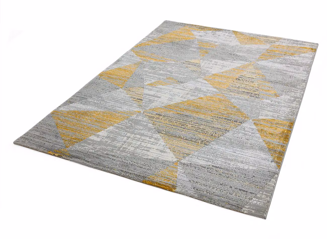 The Rug Shop UK Grey Modern Checkerboard Machine Woven Easy Care Area Rug W: 200 cm, D: 290 cm – 4