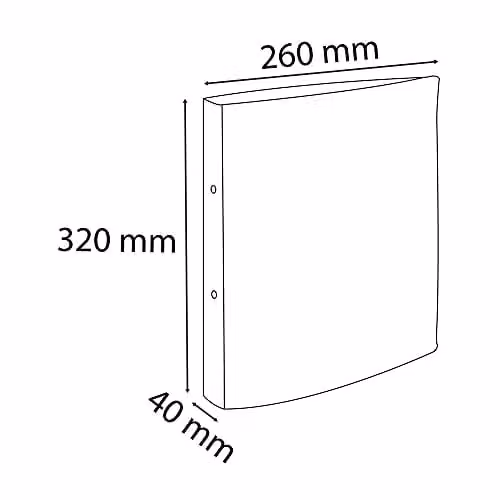 Exacompta Forever A4 Rigid 2 Ring Binder in Green – 2