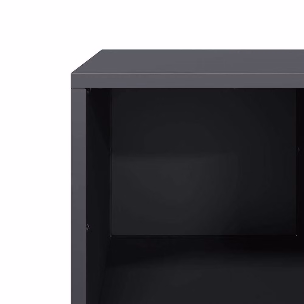Berkfield Home Sturdy Anthracite Coffee Table in Dark Grey Metal, W/D/H: 101.5 x 50 x 43.5 cm – 5