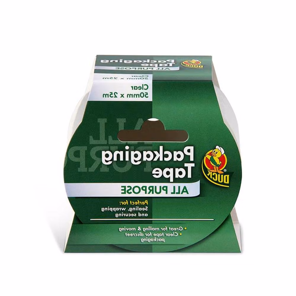 Shurtape All Purpose Packing Tape, Transparent/White, Width: 50 mm x 25 m – 2