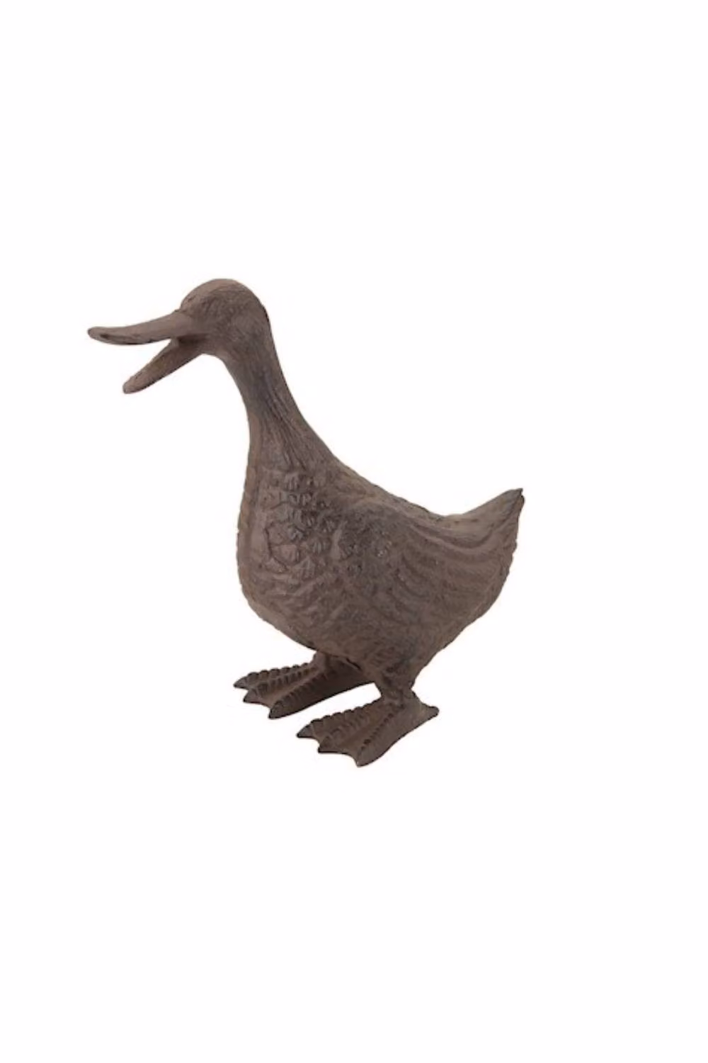 KDMD Ascalon Quacking Duck Tabletop Decoration, Brown Rust Metal – 2