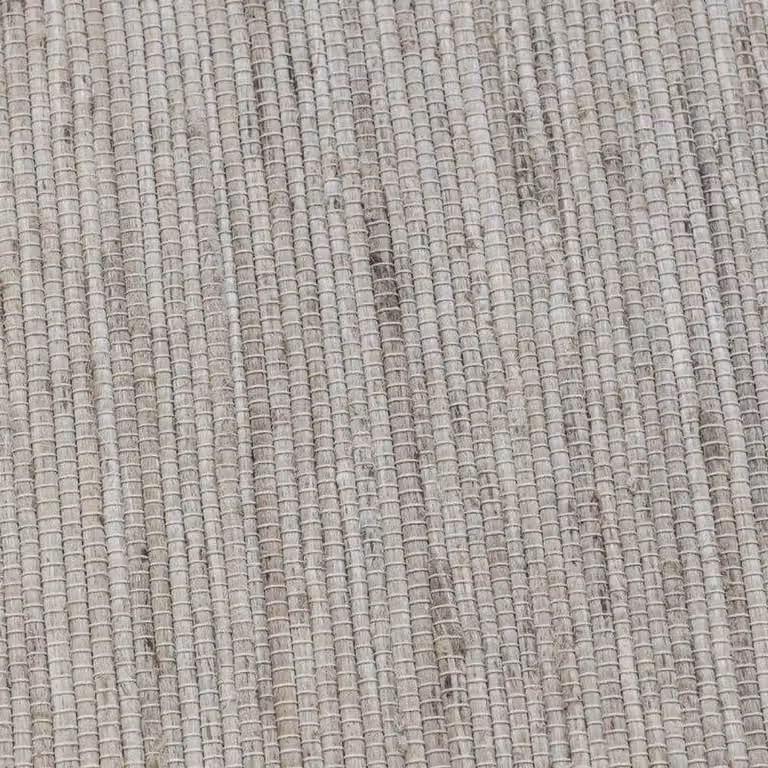THE RUGS Dhaka Handloom Woven Jute, Wool and Cotton Rug in White, W: 160 cm, D: 230 cm