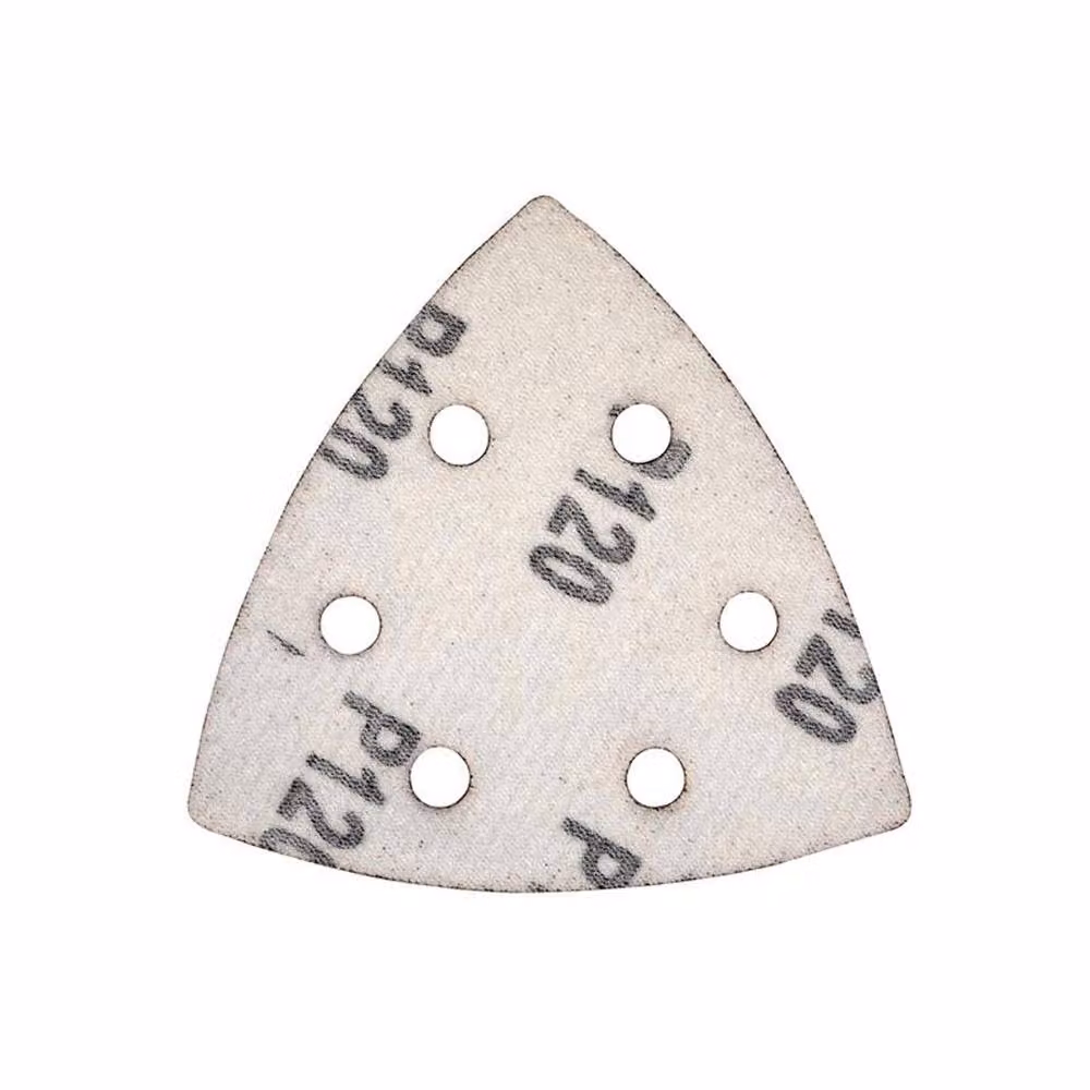 Starrett Multi-Tool Sandpaper for Wood and Paint, 120 Grit, Brown, Pack of 12 – 2