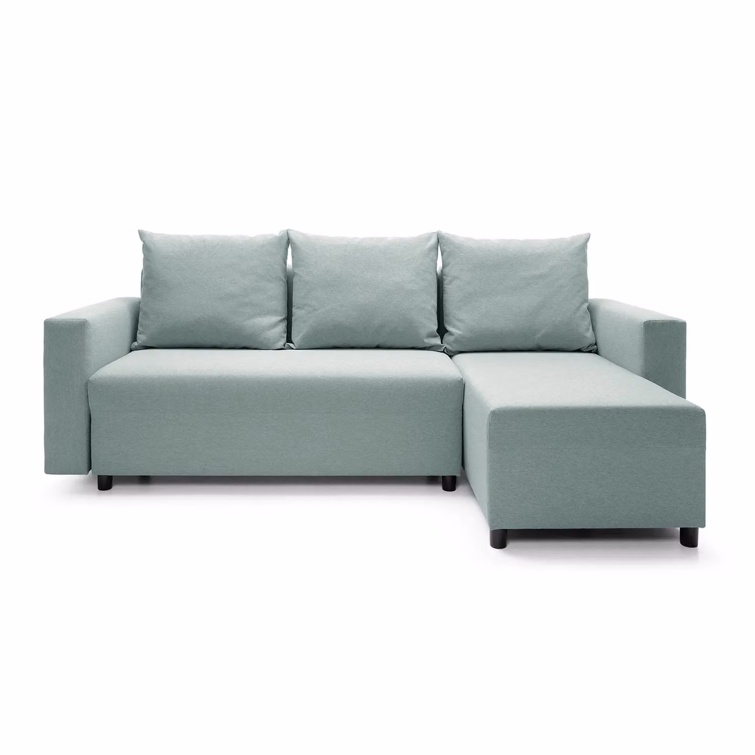 Abakus Direct Oslo Reversible Corner Sofa Bed in Mint Green with Sleeping Function and Lift Up Seat – 2