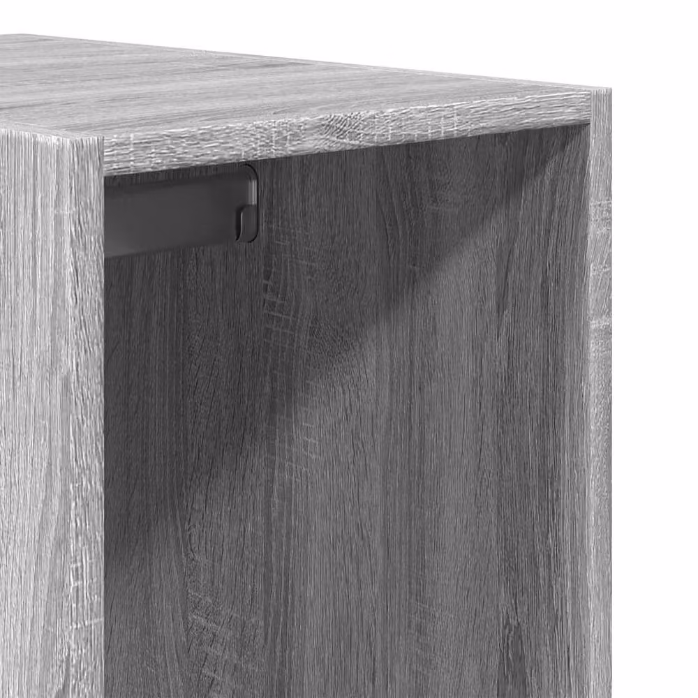 Berkfield Home Sonoma Grey Wardrobe with Integrated Drawers, W/D/H: 30 x 50 x 200 cm – 2