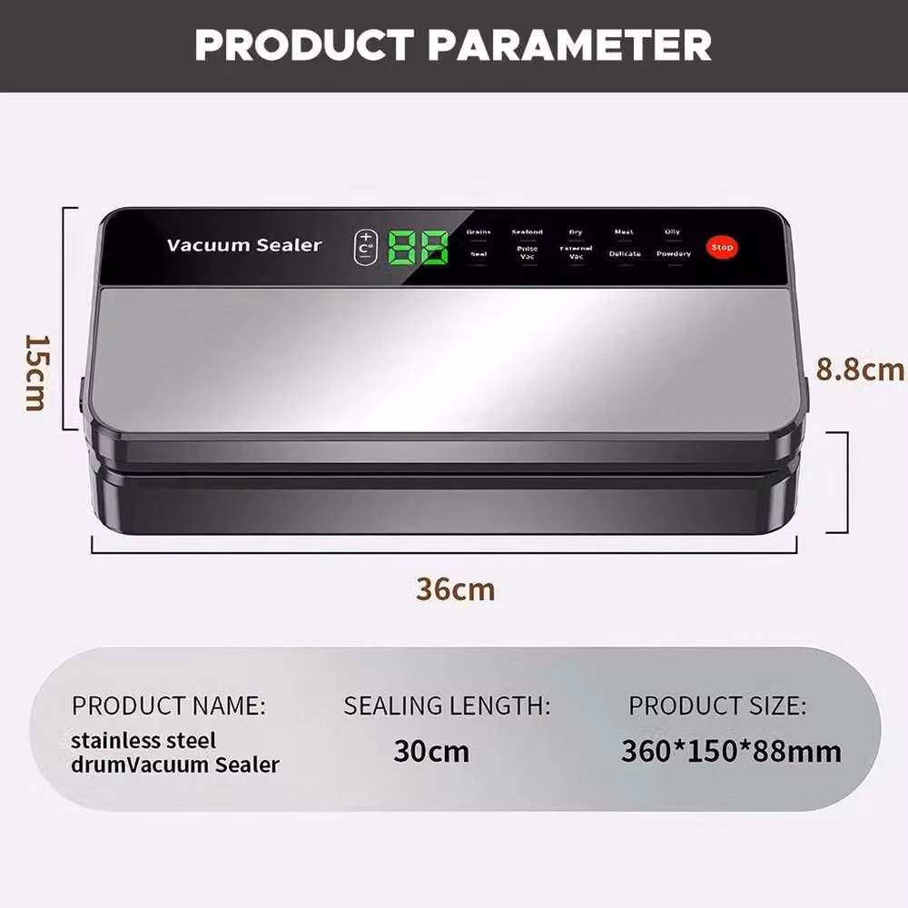 FLAVORA 12-in-1 Vacuum Food Sealer Machine in Black – 3