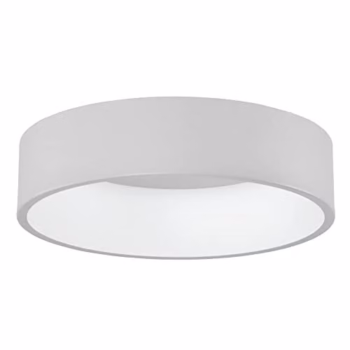 Italux Chiara Modern Cylindrical LED Ceiling Light, 4000K Cool White, Black or White