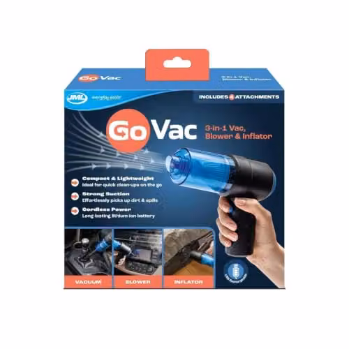 JML Go Vac Cordless Handheld Rechargeable Vacuum Cleaner with Blower Function in Black – 7
