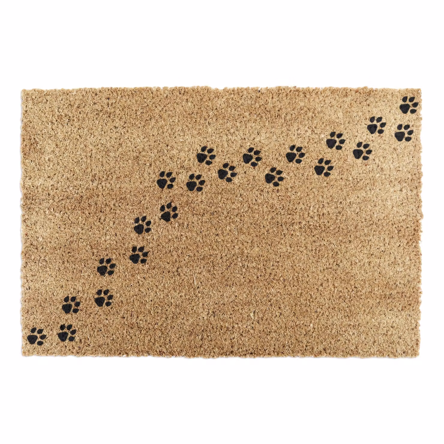 Artsy Mats Repeat Paw Prints Pattern Doormat in Black and Multicolour, W/D: 60 x 40 cm – 4