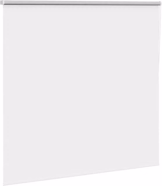 Berkfield Home White Blackout Roller Blind in Polyester, W: 150 cm, H: 175 cm