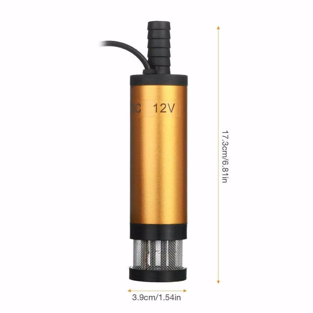 SPETLEK 38mm Gold Stainless Steel Transfer Pump for Water and Oil – 2