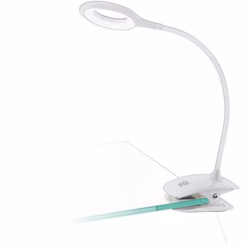 Loops Modern Dimmable LED Table Lamp in White, featuring Touch Control and RGBW Lighting, Height: 47 cm – 1