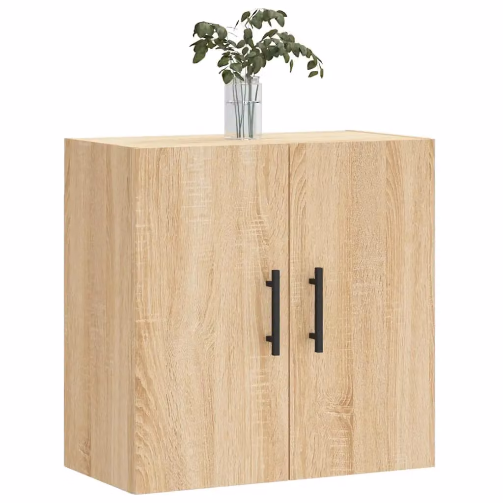 Berkfield Home Sonoma Oak Wall Cabinet in Brown, W/D/H: 60 x 31 x 60 cm – 2