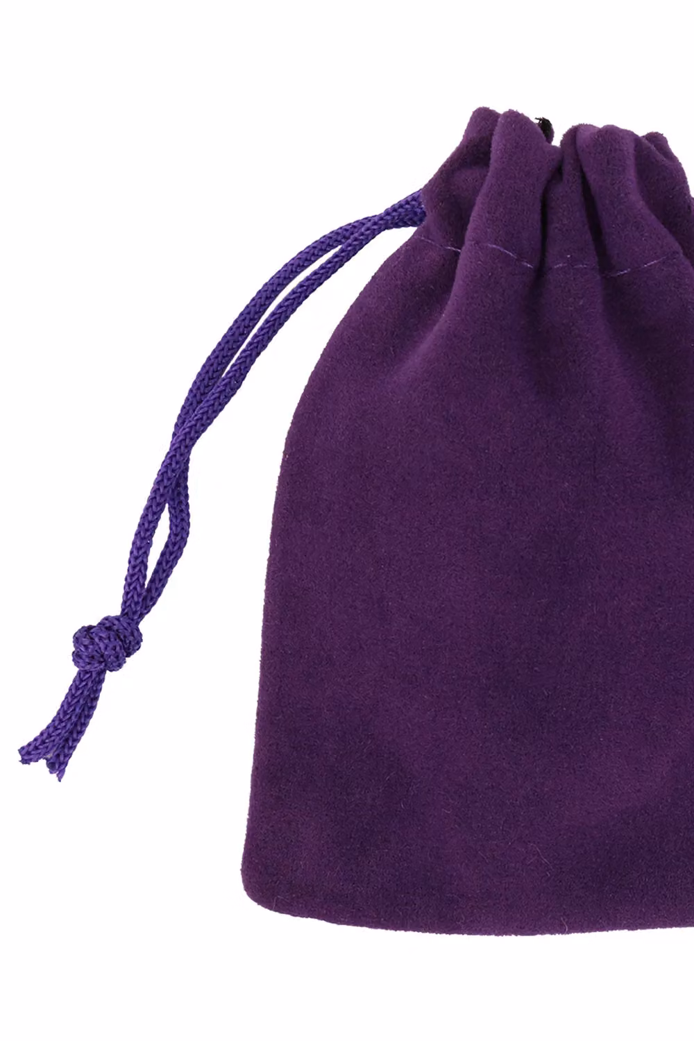 Neel Blue 50 Velvet Drawstring Bags in Purple, W: 7 cm x H: 9 cm – 4