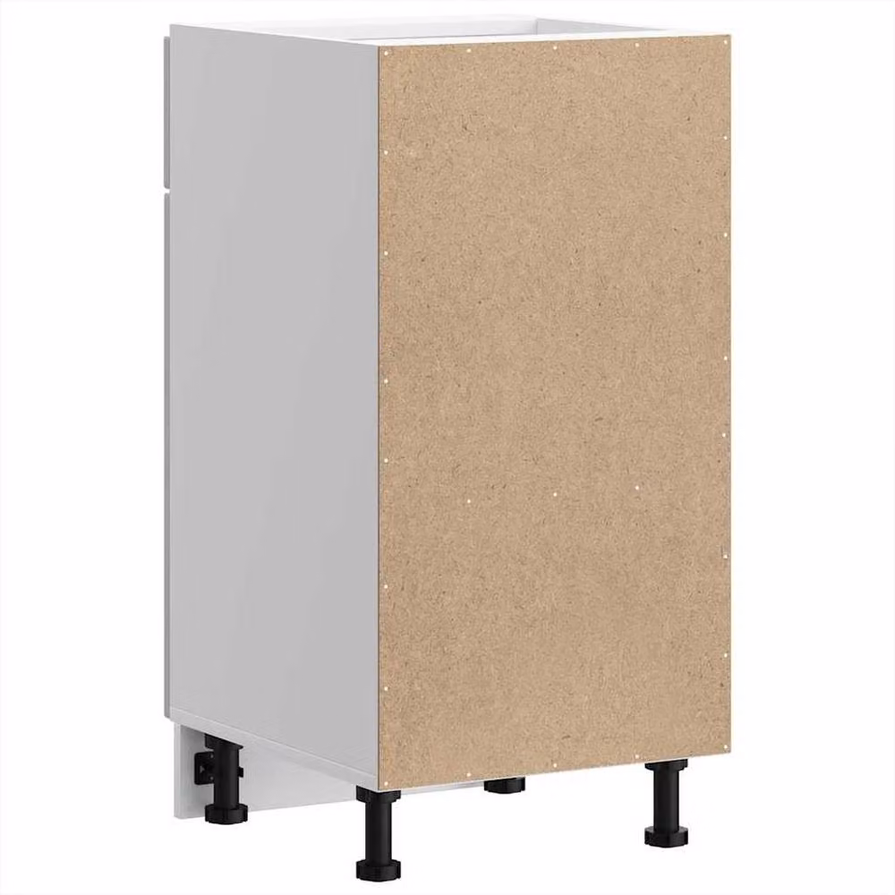 Berkfield Home Porto High Gloss White Engineered Wood Kitchen Base Cabinet W/D/H: 40.0 x 46.0 x 81.5 cm – 2