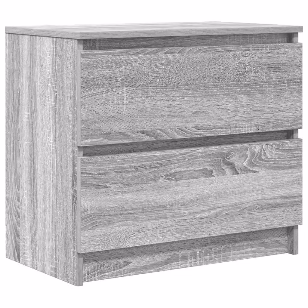 Berkfield Home Modern Grey Sonoma TV Cabinet in Matt MDF, W/D/H: 60 x 35 x 54 cm – 2