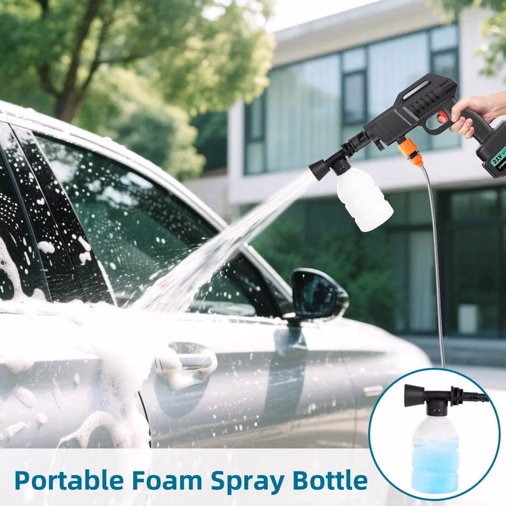 EONLION Portable Cordless High Pressure Car Washer in Black – 3
