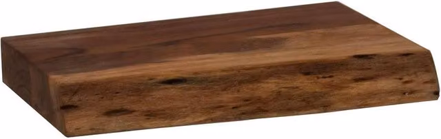 Hill Interiors Brown Rectangular Wood Chopping Board, W/D/H: 50 x 30 x 6 cm